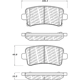 Purchase Top-Quality Rear Disc Pads by CENTRIC PARTS - 500.14302 pa1