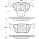 Purchase Top-Quality Plaquettes de freins arrière by CENTRIC PARTS - 500.16130 pa1