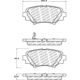 Purchase Top-Quality Rear Disc Pads by CENTRIC PARTS - 500.17290 pa3