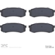 Purchase Top-Quality Rear Disc Pads by DYNAMIC FRICTION COMPANY - 1400-0606-00 pa1
