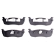 Purchase Top-Quality DYNAMIC FRICTION COMPANY - 1400-0711-00 - Rear Disc Pads pa1