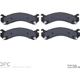 Purchase Top-Quality DYNAMIC FRICTION COMPANY - 1400-0909-00 - Rear Disc Pads pa2