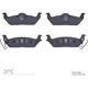 Purchase Top-Quality DYNAMIC FRICTION COMPANY - 1400-1012-00 - Rear Disc Pads pa1