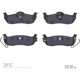 Purchase Top-Quality Rear Disc Pads by DYNAMIC FRICTION COMPANY - 1400-1041-00 pa2