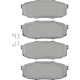 Purchase Top-Quality DYNAMIC FRICTION COMPANY - 1400-1304-00 - Rear Disc Pads pa2