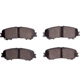 Purchase Top-Quality DYNAMIC FRICTION COMPANY - 1400-2032-00 - Rear Disc Pads pa1