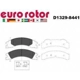 Purchase Top-Quality Rear Disc Pads by EUROROTOR - XD1329H pa2