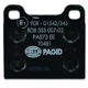 Purchase Top-Quality Rear Disc Pads by HELLA PAGID - 355007021 pa6