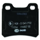 Purchase Top-Quality Rear Disc Pads by HELLA PAGID - 355007451 pa7