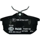 Purchase Top-Quality Rear Disc Pads by HELLA PAGID - 355018271 pa11