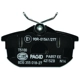 Purchase Top-Quality Rear Disc Pads by HELLA PAGID - 355018271 pa8