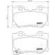 Purchase Top-Quality HELLA PAGID - 355033471 - Disc Brake Pad Set pa2