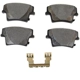 Purchase Top-Quality MOPAR - 68209530AA - Semi-Metallic Rear Disc Brake Pads pa3