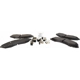 Purchase Top-Quality Rear Disc Pads by MOTORCRAFT - BRF1976 pa1