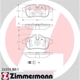Purchase Top-Quality Rear Disc Pads by ZIMMERMANN - 24559.180.1 pa3