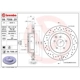 Purchase Top-Quality Rear Drilled Rotor by BREMBO - 09.7356.2X pa4