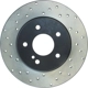 Purchase Top-Quality Rear Drilled Rotor by CENTRIC PARTS - 128.35034R pa1