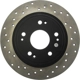 Purchase Top-Quality CENTRIC PARTS - 128.40068R - Stoptech Sport Cross Drilled Brake Rotor pa3