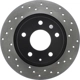 Purchase Top-Quality CENTRIC PARTS - 128.45085L - Rear Drilled Rotor pa1