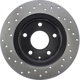 Purchase Top-Quality CENTRIC PARTS - 128.45085L - Rear Drilled Rotor pa4
