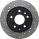 Purchase Top-Quality CENTRIC PARTS - 128.45085R - Rear Drilled Rotor pa1