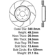 Purchase Top-Quality Rear Drilled Rotor by CENTRIC PARTS - 128.62103 pa4