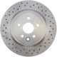 Purchase Top-Quality Rear Drilled Rotor by CENTRIC PARTS - 228.44163 pa12