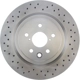 Purchase Top-Quality Rear Drilled Rotor by CENTRIC PARTS - 228.44163 pa7