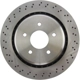 Purchase Top-Quality Rear Drilled Rotor by CENTRIC PARTS - 228.62096 pa1