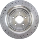 Purchase Top-Quality Rear Drilled Rotor by CENTRIC PARTS - 228.62096 pa2