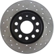 Purchase Top-Quality Rear Drilled Rotor by STOPTECH - 128.33099L pa16