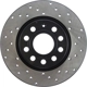 Purchase Top-Quality Rear Drilled Rotor by STOPTECH - 128.33099L pa4