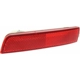 Purchase Top-Quality Réflecteur de pare-chocs du conducteur arrière - NI1185100 pa3
