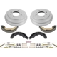 Purchase Top-Quality Rear Drum Brake Kit by POWER STOP - KOE15338DK pa1