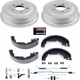 Purchase Top-Quality Rear Drum Brake Kit by POWER STOP - KOE15377DK pa1