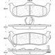 Purchase Top-Quality Plaquette de Frein arriére haute performance par CENTRIC PARTS - 306.10410 pa9