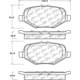 Purchase Top-Quality Plaquette de Frein arriére haute performance de CENTRIC PARTS - 306.16120 pa1