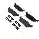 Purchase Top-Quality Rear High Performance Pads by CENTRIC PARTS - 306.17901 pa1