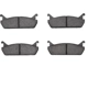 Purchase Top-Quality Rear High Performance Pads by DYNAMIC FRICTION COMPANY - 1115-0458-00 pa1