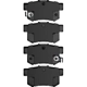 Purchase Top-Quality Rear High Performance Pads by DYNAMIC FRICTION COMPANY - 1115-0537-00 pa2