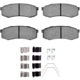Purchase Top-Quality DYNAMIC FRICTION COMPANY - 1400-0606-01 - Brake Pads pa1