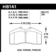 Purchase Top-Quality Rear High Performance Pads by HAWK PERFORMANCE - HB141N.650 pa4