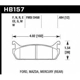 Purchase Top-Quality Plaquette de Frein arriére haute performance de HAWK PERFORMANCE - HB157N.484 pa4