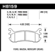 Purchase Top-Quality Rear High Performance Pads by HAWK PERFORMANCE - HB159N.492 pa8