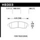 Purchase Top-Quality Rear High Performance Pads by HAWK PERFORMANCE - HB303Y.685 pa12