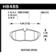 Purchase Top-Quality Plaquette de Frein arriére haute performance de HAWK PERFORMANCE - HB485N.656 pa9