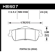 Purchase Top-Quality Rear High Performance Pads by HAWK PERFORMANCE - HB607F.616 pa4
