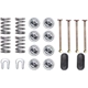 Purchase Top-Quality ACDELCO - 18K749 - Front Brake Shoe Spring Hold Down Pin Clip Kit pa1