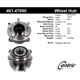 Purchase Top-Quality Rear Hub Assembly by CENTRIC PARTS - 401.47000 pa2