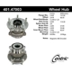 Purchase Top-Quality Rear Hub Assembly by CENTRIC PARTS - 401.47003 pa3